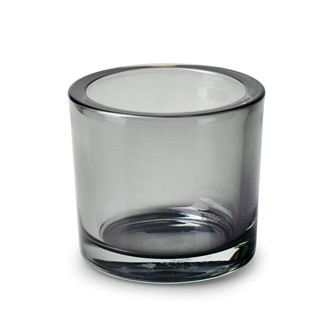Zylinder Glas smoke 8x9cm