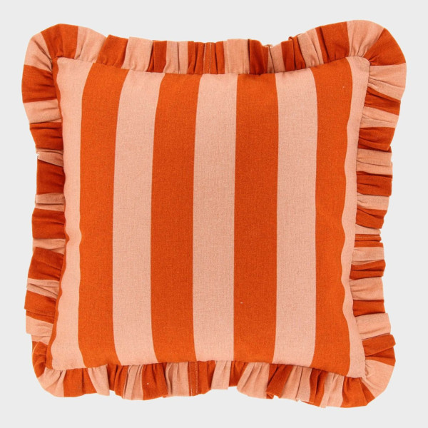 Kissen Sepp 45x45cm orange flame/old pink