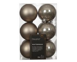 Kugeln beige Polystyren 6cm 12Stk.
