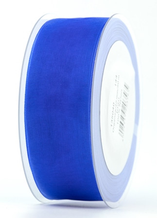 Band Organza blau 40mmx50m