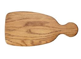 Schneidebrett mit Griff 34,5x16,5x1,5cm, Eiche