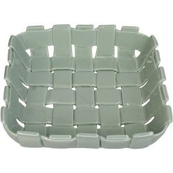 Schale beige grün 23,3x23,3x7cm