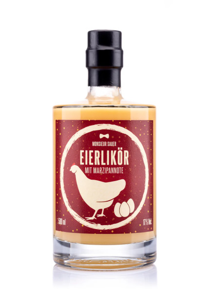 Likör Eierlikör mit Marzipan M.Sauer 0,2L