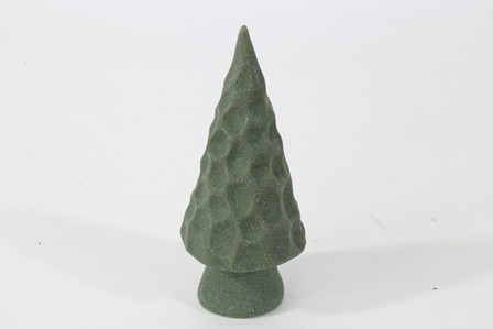 Tannenbaum Keramik grün 6,5x6,5x15cm