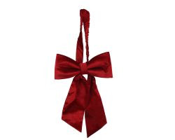 Schleife rot Polyester 55x37x16,5cm