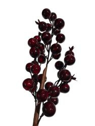 Beerenzweig wasserfest braun/rot 33cm