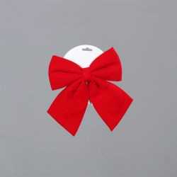 Schleife Samt rot 24cm