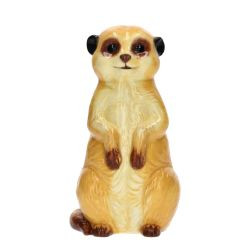 Vase Erdmännchen Dolomit Mignon beige 10,2x8x18cm