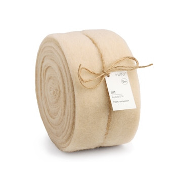 Band FELT 14cmx5m sand