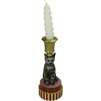 Kerzenständer Polyresin multi 8x8x20cm