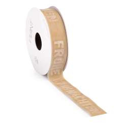 Band VELVET WEIHNACHTEN 5mx25mm gold