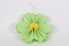 Hänger Blüte Papier grün 15cm
