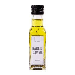 Öl "Garlic & Basil" Würzöl, 125ml (Sonnenblumenbasis)