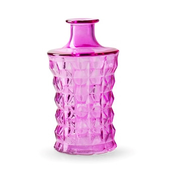 Vase Glas fuchsia 19x11cm