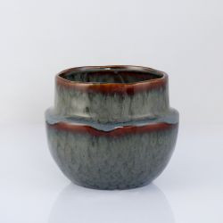 Topf Keramik blau 16cm Ø 20cm