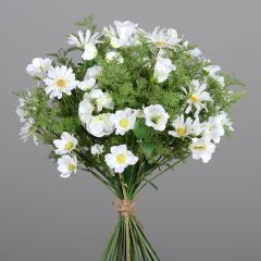 Strauß Blumen-Mix weiß 46 cm