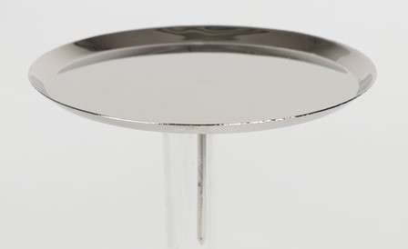 Kerzenhalter 12cm silber glänzend 4Stück
