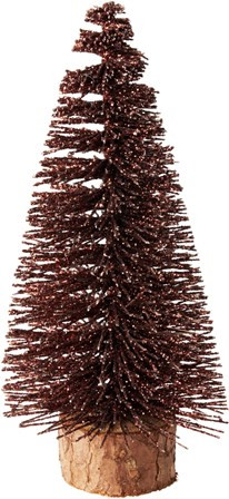 Weihnachtsbaum braun 14cm