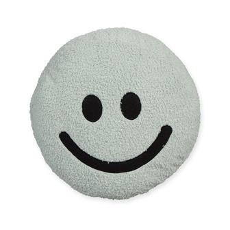 Kissen Smiley mint Ø 30cm