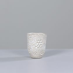 Vase Keramik creme 15,5cm Ø 13cm