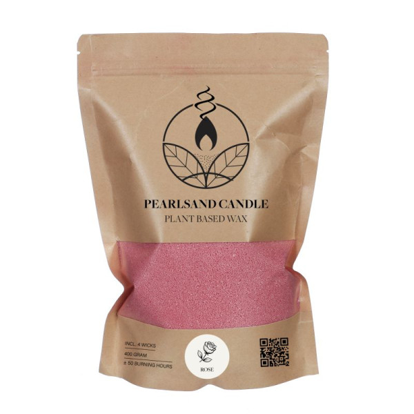 Wachsgranulat mit Duft Rose 400g