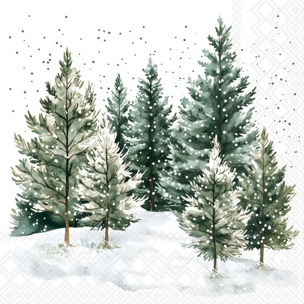 Serviette Whispering pines 33x33cm