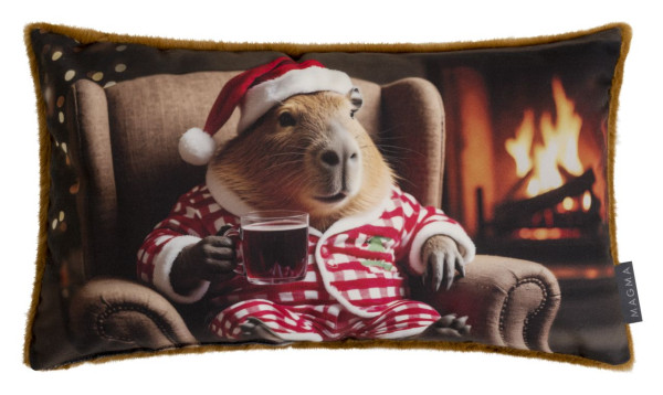 Kissen Xmas Friends 30x50cm Capy