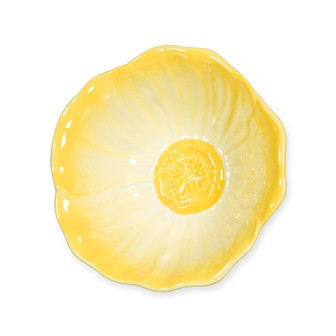 Schale Blüte Porzellan gelb/gelb