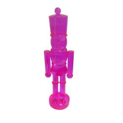 Nußknacker Glas pink 25,5cm