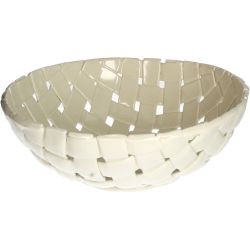 Schale weiß 35x35x12,5cm