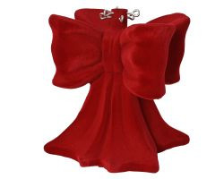 Baumständer Schleife rot Magnesium 32,5x34x38cm