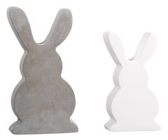 Gießform Hasenfamilie 8x14,5x3cm/6,5x11,7x3cm