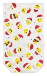 Klarsichtbeutel 11,5x19cm 10Stück X-mas Smileys