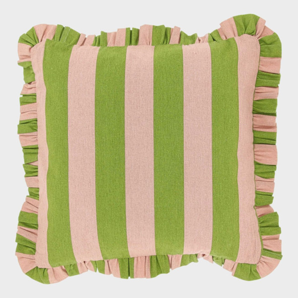 Kissen Sepp 45x45cm olive green/old pink