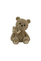 Dekofigur Teddy champagner 17cm