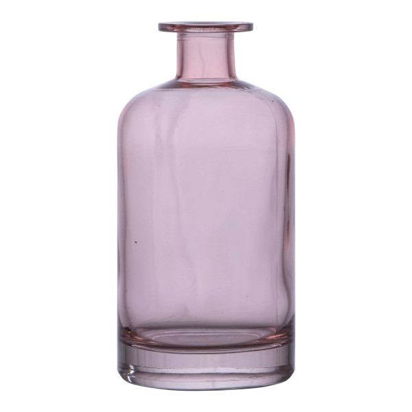 Vase Glas rosa 17x8,4cm