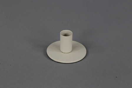 Kerzenständer Metall leinen 8x4,3cm