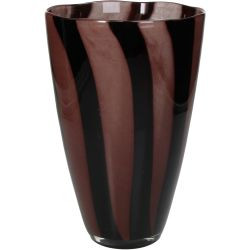Vase braun 14x14x25cm