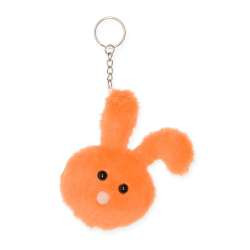 Schlüsselanhänger Hase 10x7/17cm orange