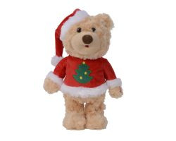 Bewegender Bär Xmas Polyester 12x12x30cm