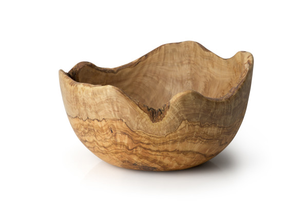 Schale Naturform Olivenholz Durchmesser 30cm