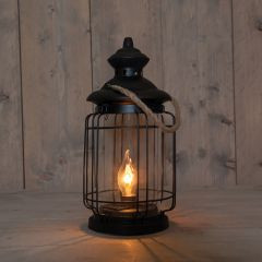 Laterne Solar Metall Vintage 17x17x35cm
