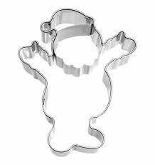 Ausstechform Santa Claus 8,5cm, Edelstahl PG blau