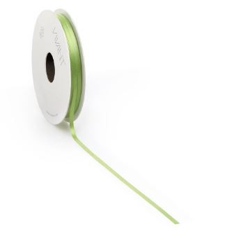 Band Premium DF-Satin 25mx25mm Fb.62 Spring green