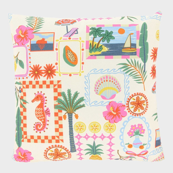 Kissen outdoor Ivy 45x45cm dessin 9