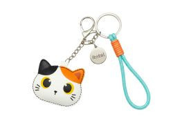 Schlüsselanhänger PU ORANGE CAT