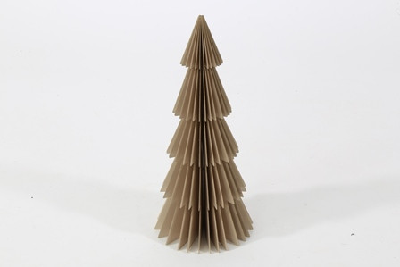 Tannenbaum Papier taupe 20x9cm