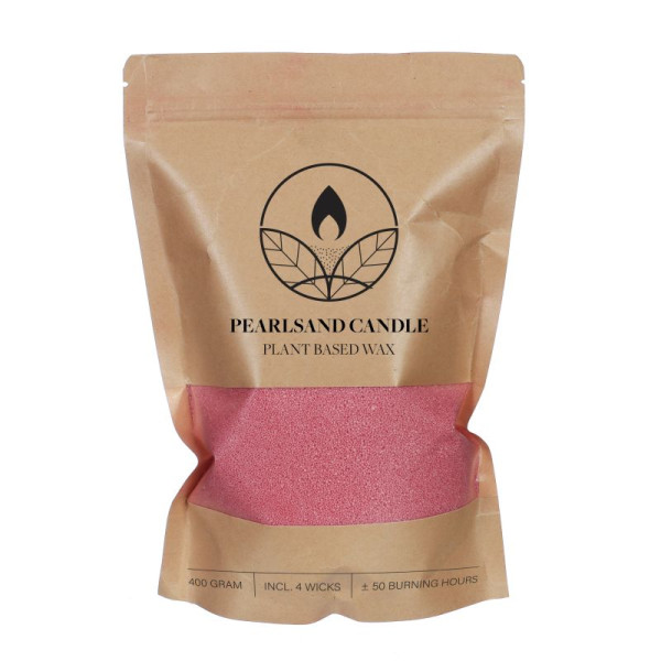 Wachsgranulat rosa 400g