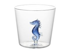 Becher Glas Seepferdchen 260ml