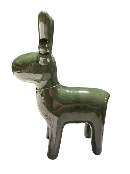 Hirsch grün 13x7x18cm